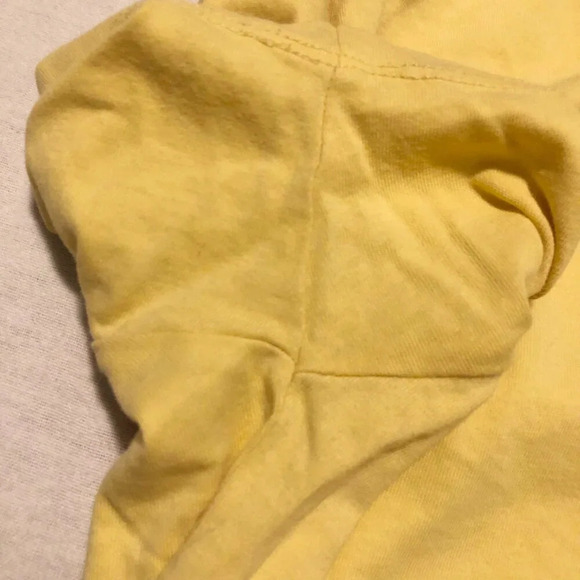 Zara Size Small Tip Here Pocket Shirt Yellow Cler Pocket Tshirt - Picture 15 of 16